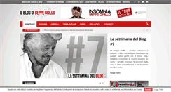 Desktop Screenshot of beppegrillo.it